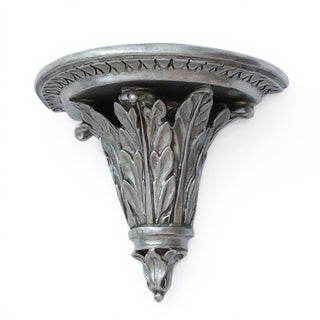 Slender Leaf Bracket Wall Bracket — Aged Silver finish