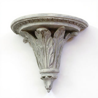 Slender Leaf Bracket Wall Bracket — Antique Stone finish
