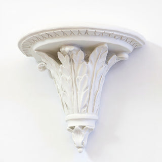 Slender Leaf Bracket Wall Bracket — Flat White finish