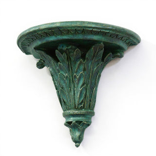 Slender Leaf Bracket Wall Bracket — Green Bronze finish