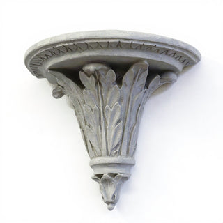 Slender Leaf Bracket Wall Bracket — Limestone finish