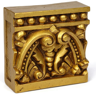Detroit Tile Wall Plaque - 10-inch — Antique Gold finish
