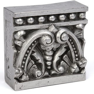 Detroit Tile Wall Plaque - 10-inch — Antique Silver finish