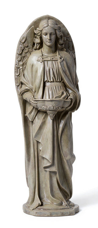 Holy Water Font Angel-25 Statue - 25-inch