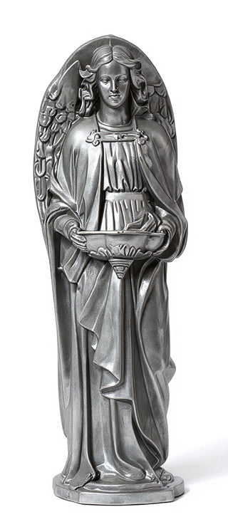 Holy Water Font Angel-25 Statue - 25-inch