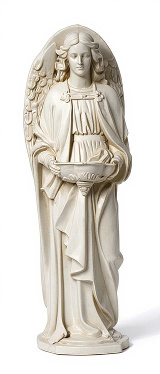Holy Water Font Angel-25 Statue - 25-inch