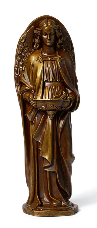 Holy Water Font Angel-25 Statue - 25-inch