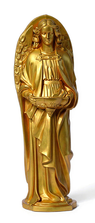 Holy Water Font Angel-25 Statue - 25-inch