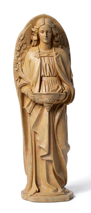 Holy Water Font Angel-25 Statue - 25-inch