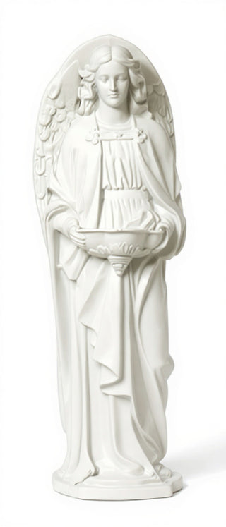 Holy Water Font Angel-25 Statue - 25-inch