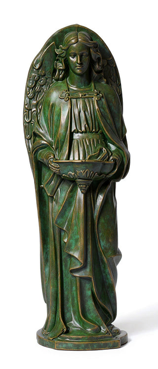 Holy Water Font Angel-25 Statue - 25-inch