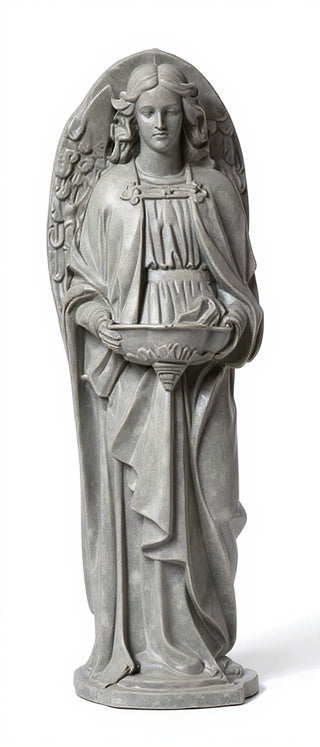 Holy Water Font Angel-25 Statue - 25-inch
