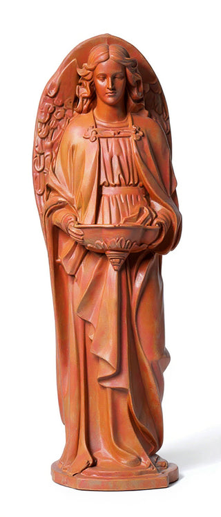 Holy Water Font Angel-25 Statue - 25-inch