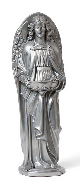Holy Water Font Angel-25 Statue - 25-inch