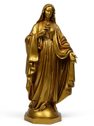 Mary with One Hand Outstretche Statue - 49-inch