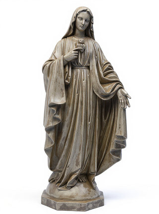 Mary with One Hand Outstretche Statue - 49-inch