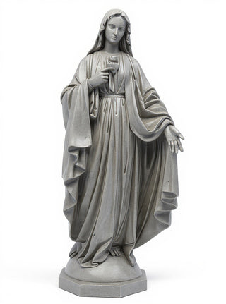 Mary with One Hand Outstretche Statue - 49-inch