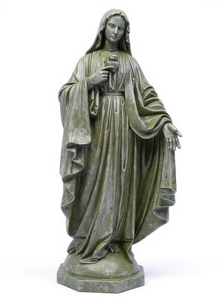 Mary with One Hand Outstretche Statue - 49-inch