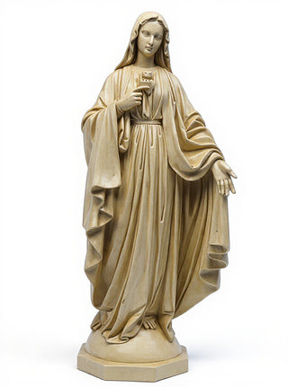 Mary with One Hand Outstretche Statue - 49-inch