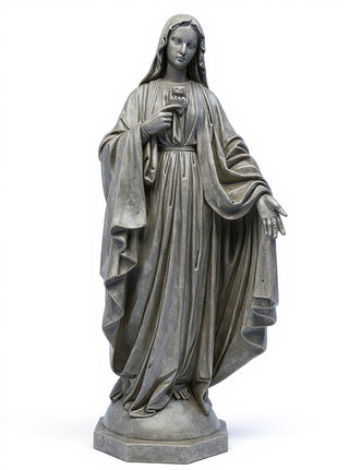 Mary with One Hand Outstretche Statue - 49-inch