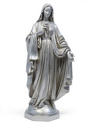 Mary with One Hand Outstretche Statue - 49-inch