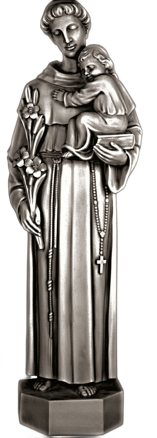 Saint Anthony Wall Hanging Statue - 32-inch