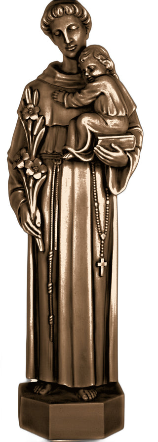 Saint Anthony Wall Hanging Statue - 32-inch
