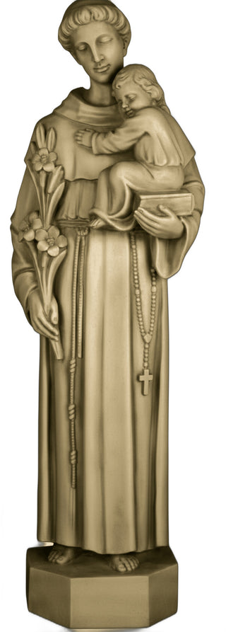 Saint Anthony Wall Hanging Statue - 32-inch