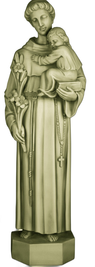 Saint Anthony Wall Hanging Statue - 32-inch