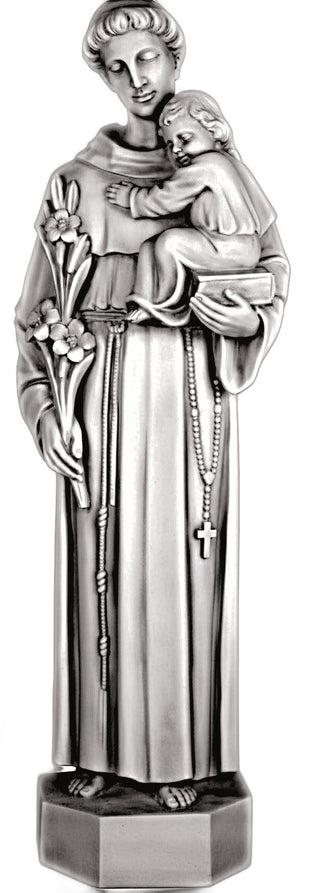Saint Anthony Wall Hanging Statue - 32-inch