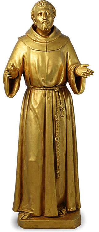 Francis Assisi Pleading Statue - 64-inch