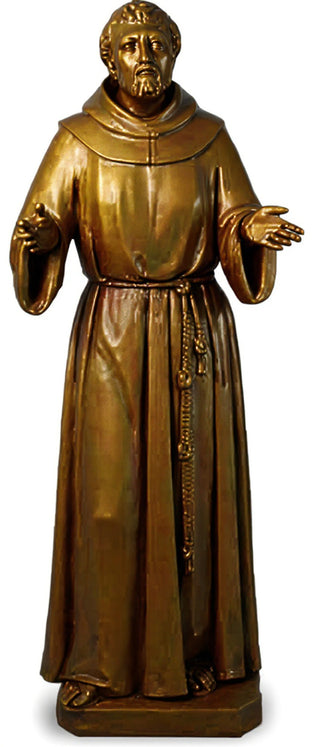 Francis Assisi Pleading Statue - 64-inch