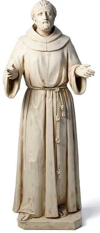 Francis Assisi Pleading Statue - 64-inch