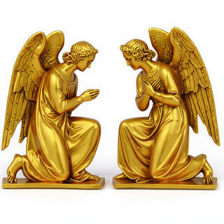 Angel Wall Plaque Set - 20.5-inch — Deep Gold finish