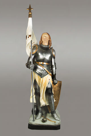 Saint Joan Of Arc Statue - 93-inch - Realistic Color - Hand-Painted