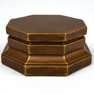 Eight Sided Riser Pedestal — Bronze finish