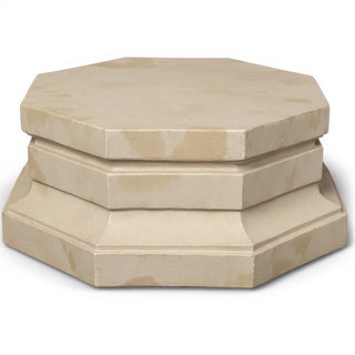 Eight Sided Riser Pedestal — Museum Terracotta finish