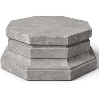 Eight Sided Riser Pedestal — Old Stone finish