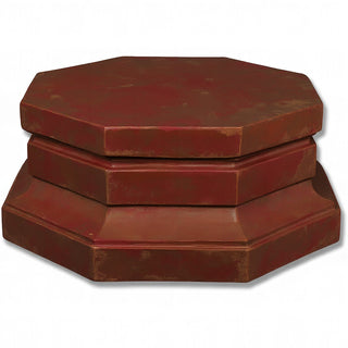 Eight Sided Riser Pedestal — Rust finish
