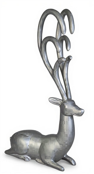 Fantasy Deer-Resting Statue - 64-inch