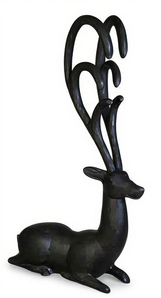 Fantasy Deer-Resting Statue - 64-inch