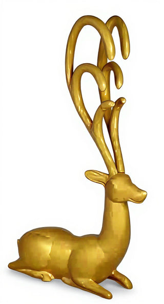 Fantasy Deer-Resting Statue - 64-inch