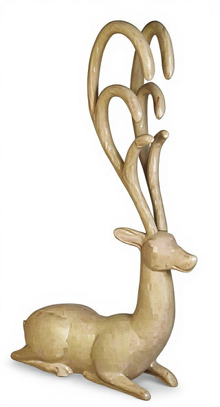 Fantasy Deer-Resting Statue - 64-inch