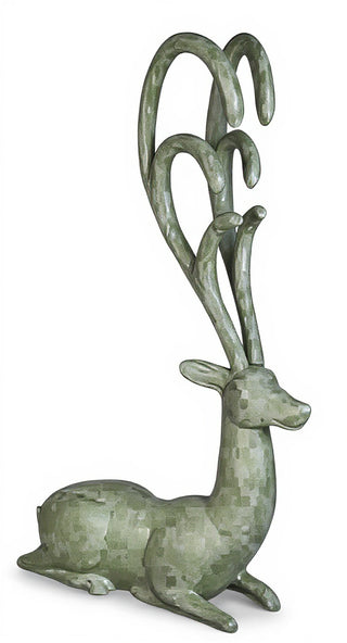 Fantasy Deer-Resting Statue - 64-inch