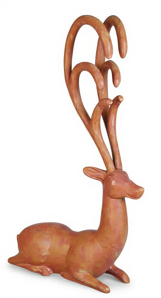 Fantasy Deer-Resting Statue - 64-inch