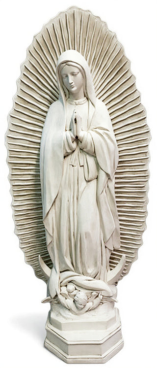 Our Lady Guadalupe w/ Sunburst Statue - 56-inch
