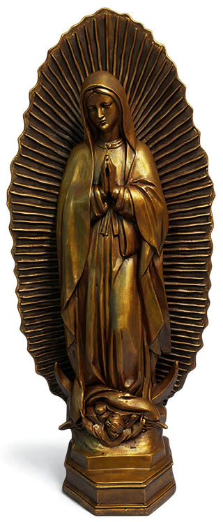 Our Lady Guadalupe w/ Sunburst Statue - 56-inch
