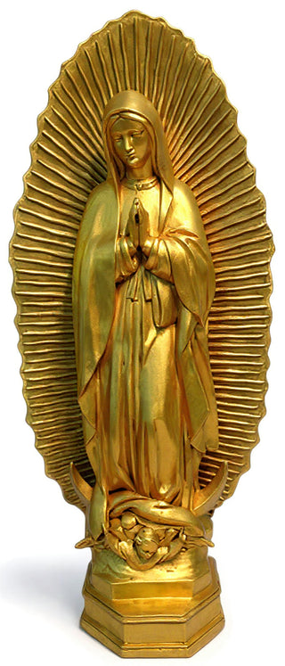 Our Lady Guadalupe w/ Sunburst Statue - 56-inch