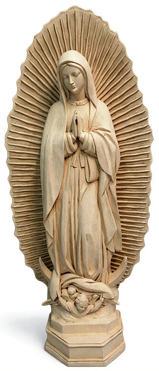 Our Lady Guadalupe w/ Sunburst Statue - 56-inch