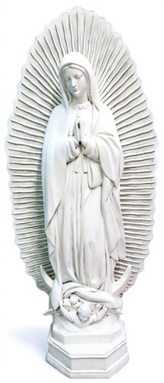Our Lady Guadalupe w/ Sunburst Statue - 56-inch